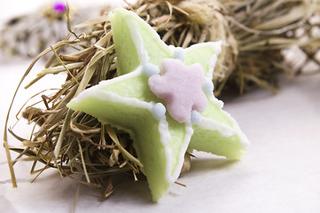 Image showing Homemade christmas frosting decoration