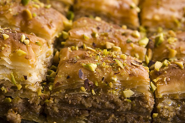 Image showing Baklava - traditional middle east sweet desert