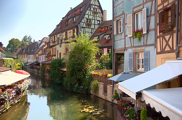 Image showing Colmar romantic town in Alsace