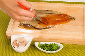 Image showing Spanish marinated mackerel