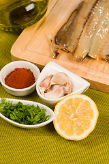 Image showing Preparing a marinade