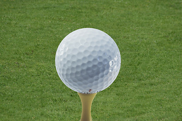 Image showing A golf ball