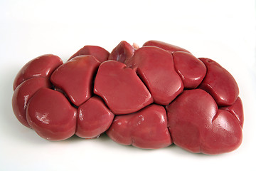 Image showing Raw beef kidney