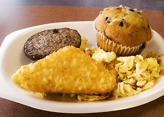 Image showing Fast Food Breakfast