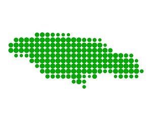 Image showing Map of Jamaica