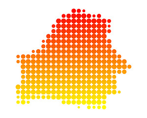 Image showing Map of Belarus