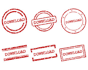 Image showing Download stamps