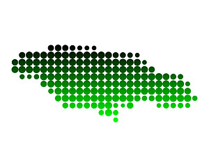 Image showing Map of Jamaica