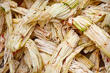 Image showing Sugarcane bagasse