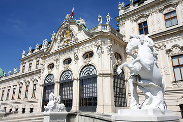 Image showing Belvedere in Vienna, Austria