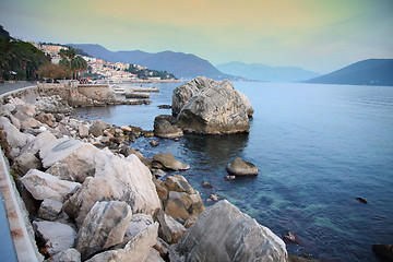 Image showing Coastline Herceg Novi, Montenegro 