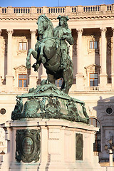Image showing Prince Eugen of Savoy, Hofburg in Vienna, Austria