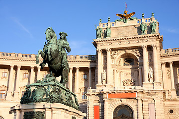 Image showing Prince Eugen of Savoy, Hofburg in Vienna, Austria