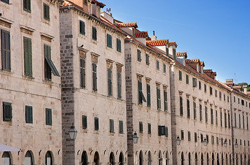 Image showing Dubrovnik old city street Plaza Stradun, Croatia