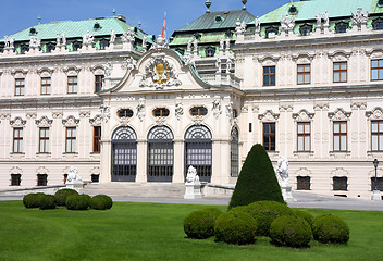 Image showing Belvedere in Vienna, Austria