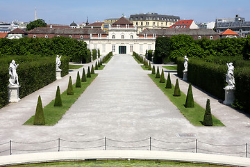 Image showing the Lower Belvedere, Vienna, Austria