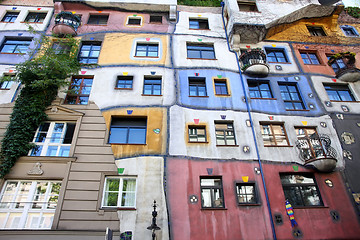 Image showing Hundertwasser House in Vienna, Austria