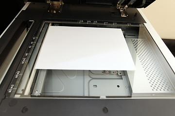 Image showing details of laser copier and paper 