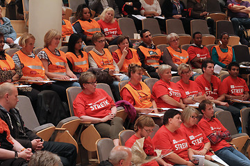 Image showing Health workers on strike