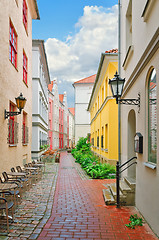 Image showing Narrow Riga street