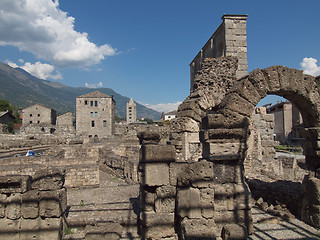 Image showing Roman Theatre Aosta