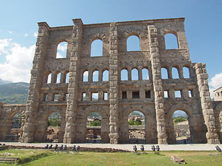 Image showing Roman Theatre Aosta