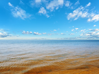 Image showing sea or ocean horizon