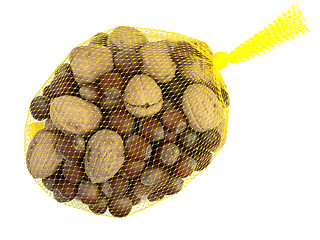 Image showing hazelnuts and walnuts