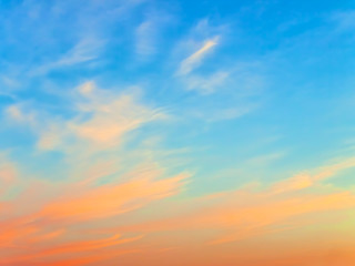 Image showing sky at sunset