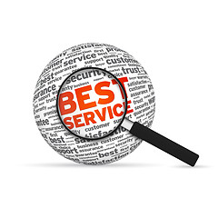 Image showing Best Service