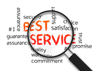 Image showing Best Service