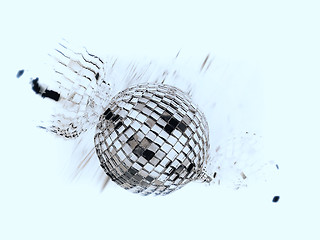 Image showing White Disco globe