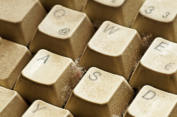 Image showing dusty keyboard