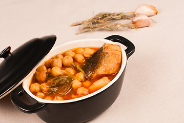 Image showing Spanish chickpea stew