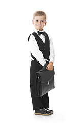 Image showing Boy in a suit