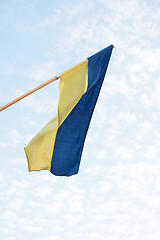 Image showing Ukrainian flag