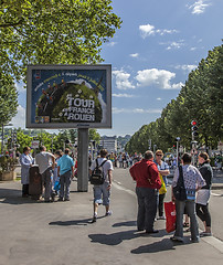 Image showing Billboard During Le Tour de France