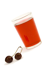 Image showing Cherry juice