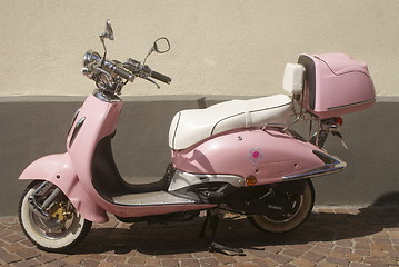 Image showing pink scooter