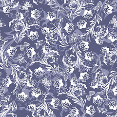 Image showing seamless floral pattern