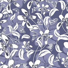 Image showing seamless floral pattern