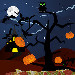 Image showing Happy halloween card