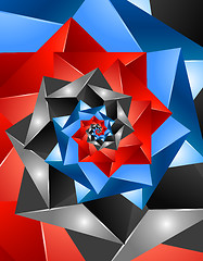 Image showing vector background abstract geometric design