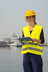 Image showing female engineer