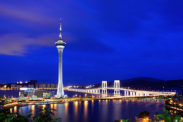 Image showing Macau at night