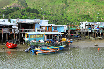 Image showing Tai O fishing village in Hong Kong