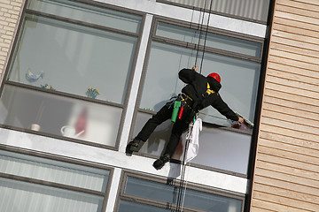 Image showing Windows cleaning