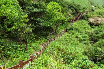 Image showing mountain path for hiking