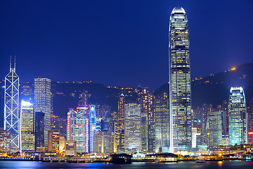 Image showing Hong Kong at night