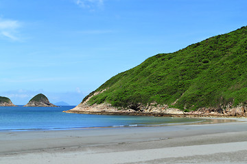 Image showing Sai Wan beach in Hong Kong